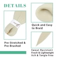 thumbnail image 4 of [MULTI PACKS DEAL] Spetra Platinum Blonde Pre Stretched Braiding Hair Extensions 24 Inch - 8 Bundles Synthetic Crochet Braids 613 Knotless Natural EZ Box Braids Hair Professional Soft Yaki Straight, 4 of 7