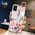 thumbnail image 1 of 10 Galaxy Note 20 Ultra Flower Case Art Leaf correa para la muñeca soporte para teléfono cubierta para Samsung S21 S20 Ultra A21S S20 FE A21S Plus Capa Fivean unisex, 1 of 2