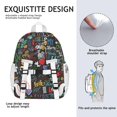 thumbnail image 5 of I Love My Dogs Art Backpack for School,Cute School Bag,Schoolbag with Adjustable Shoulder Straps & Padded Back,15"x11.42"x5.5", 5 of 6