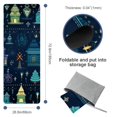 thumbnail image 4 of Hanukkah Yoga Towel, Storage Bag, 72.8"x26.8" - Suitable for Yoga, Pilates, Fitness, Gym Towel, Yoga Mat Towel, Yoga Blankets Included, 4 of 6