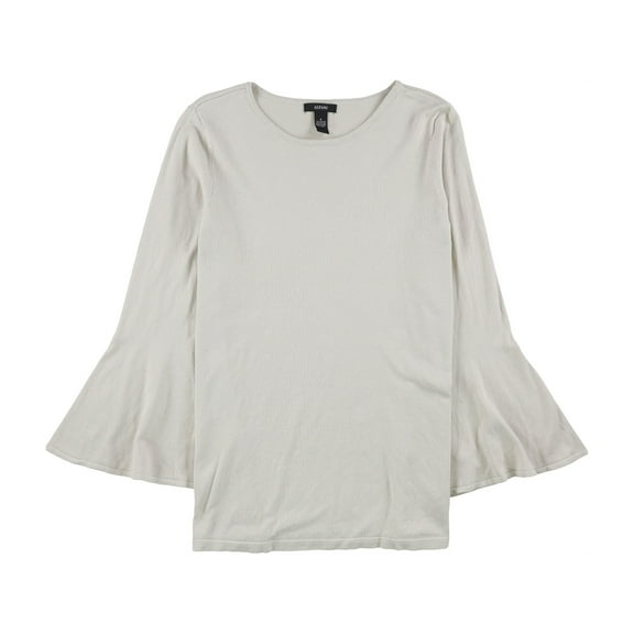 Alfani Womens Bell Sleeve Knit Sweater, Beige, X-Large