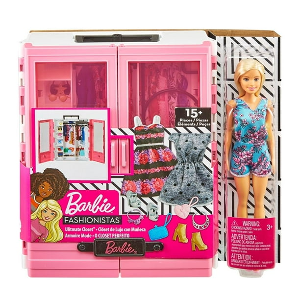 Set de juego Barbie Mattel Fashionistas Armario Bodega Aurrera