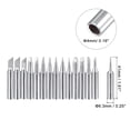 thumbnail image 2 of Uxcell I+B+K+D+C Series 4mmx41mm Soldering Iron Tip 15in1 Set, 2 of 5