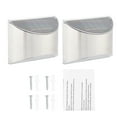 thumbnail image 2 of Stainless Steel Solar Fence Security Lights LightControl Step Wall Lamp for Outdoor Use, 2 of 9