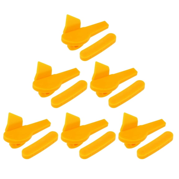 6 Sets Motorcycle Tire Changer Plastic Insert Tire Demount Head Tire Side Protect for Duck Head Repair 2.09"x0.71"x1.14"