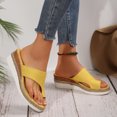 thumbnail image 6 of HWRETIE Modern Espadrille Wedges for Women,Comfortable Elevated Wedges for a Chic Spring and Summer Look Yellow/7.5(40), 6 of 9