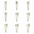 thumbnail image 3 of Pendientes colgantes de plata de ley shaofei con Forma de botón para mujer 925, 3 of 4