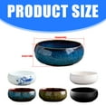 thumbnail image 5 of Misright Large Diameter Glazed Ceramic Vase Water Plant Bowl for Indoor Water Gardening, 5 of 14