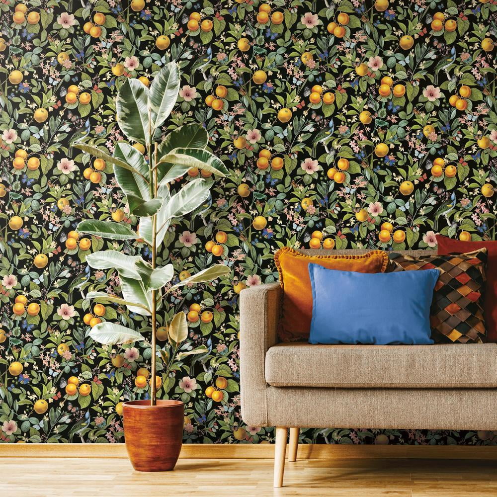 Citrus Peel and Stick Wallpaper
