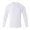 White, variant on Dursoulink Long Sleeve Round Neck Shirt for Men, Quick Dry Breathable Polyester, Raglan Sleeve Flat Stitching, Unlabeled Collar, Lightweight Sportswear for Summer Activities