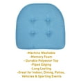 thumbnail image 6 of U-Shaped Memory Foam Chair Pads 2 Pack Turquiose, 6 of 7