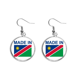 thumbnail image 1 of en namibia, país de amor pendientes pendientes de plata colgantes joyas señora Unbranded M, 1 of 3