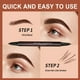 thumbnail image 3 of Lápiz de cejas microblading resistente al agua 2 en 1, punta de pincel con 4 puntas de horquilla para cejas con aspecto de pelo natural, maquillaje de cejas, lápiz de cejas de 2 ml., 3 of 5