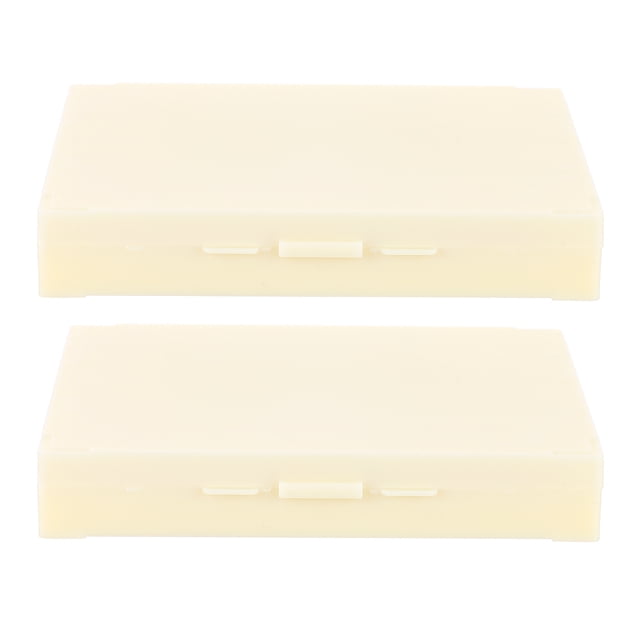MasteelfCA 2pcs Multi Slots Microscope Slide Box Slide Storage Holder Slide Storage Container