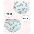 thumbnail image 6 of Toddler Underwear Girls Panties Kids Briefs Comfortable Cotton Soft Cute Pattern 6 Pack for 2-8 Years, 6 of 7