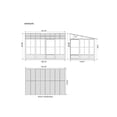 thumbnail image 3 of Gazebo Penguin Florence Ajouter Une Pièce 10 ft. x 16 ft. en Sable, 3 of 9