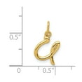 thumbnail image 3 of 14K Yellow Gold Charm Pendant Initial, 3 of 3