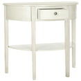 thumbnail image 3 of SAFAVIEH Abram Solid Country Demilune Console with Storage Drawer, White, 3 of 6