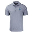 thumbnail image 2 of Men's-Cutter & Buck  Heather Navy Vancouver Whitecaps FC Big & Tall Forge Eco Heather Stripe Stretch Recycled Polo, 2 of 3