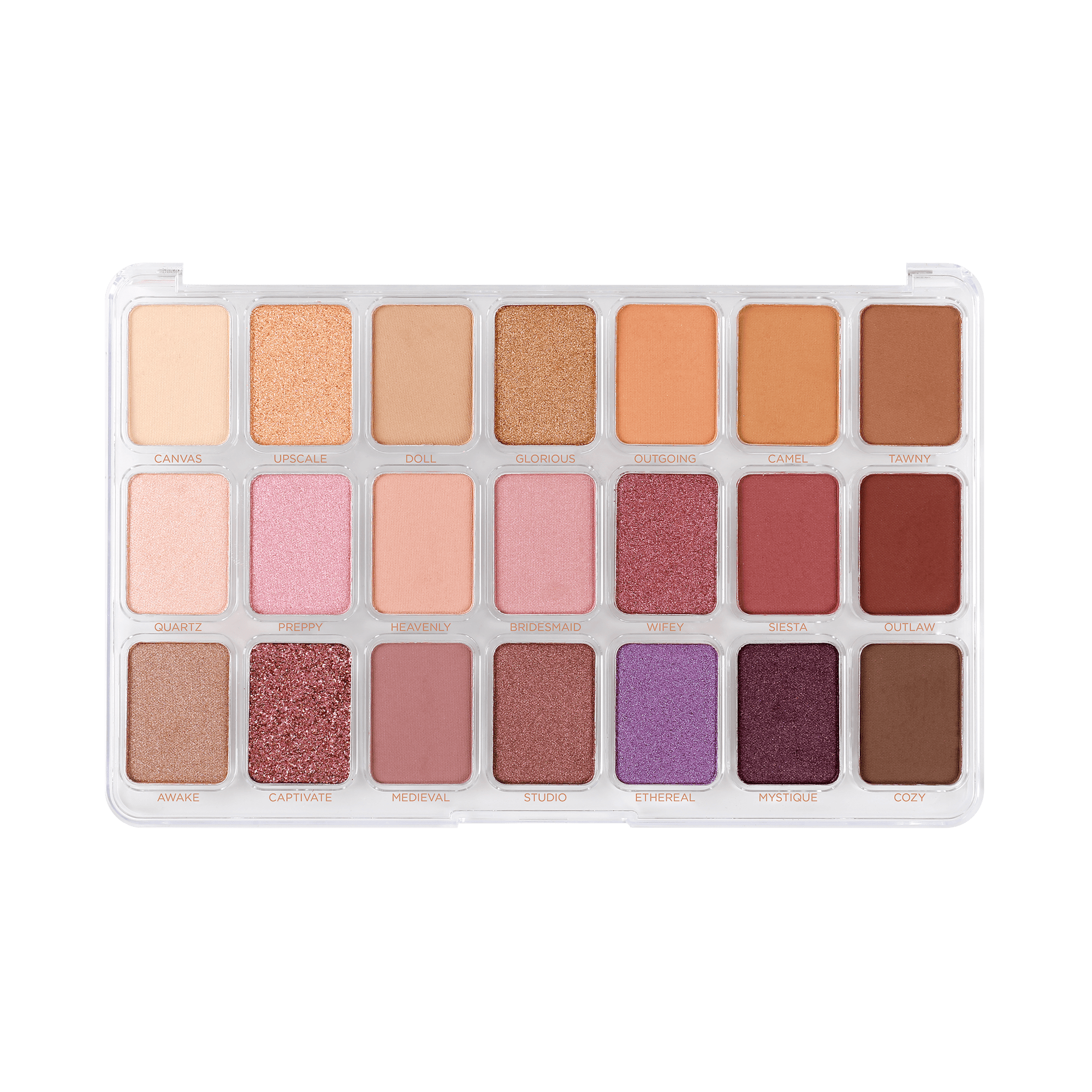 Profusion Cosmetics 21 Shade Eyeshadow Palette - Nude Bliss