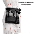 thumbnail image 4 of Soporte para brochas de maquillaje cosmético profesional, riñonera con correa para cinturón de artista, bolsa organizadora de almacenamiento con múltiples bolsillos (brocha no incluida) Adepaton 2035580-1, 4 of 9