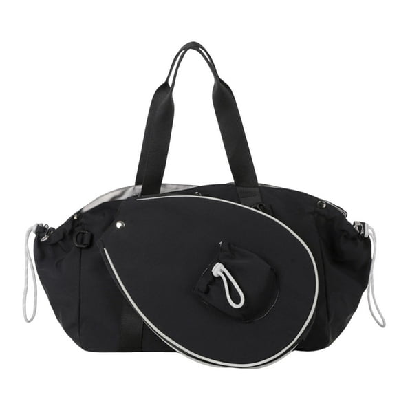 jinwen Badminton Racket Bag Beginners Fitness Sport Fashionable Large Racket Holder Black