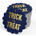 thumbnail image 4 of Inkdotpot Pack Of 50 Real Gold Foil Paper Tags Trick Or Treat Halloween Favor Hang Tags, 4 of 6