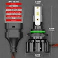 thumbnail image 3 of 6x 9005 9006 LED Headlights Hi-Lo Beam + 881 Fog Light Bulb Kit For GMC Sonoma 2002-2004, 3 of 13
