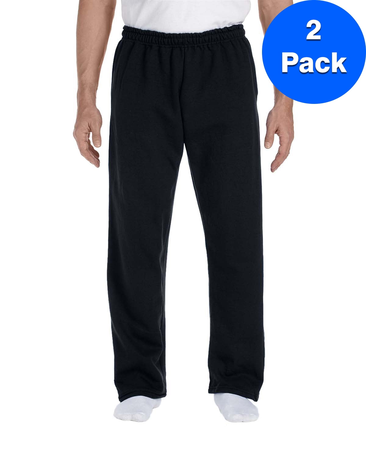 Mens 9.3 oz. DryBlend™ 50/50 Sweatpants 2 Pack - Walmart.com