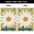 thumbnail image 2 of Bandera de jardín AOYEGO Daisy Welcome, 70 x 100 cm, poliéster, 2 of 5