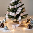 thumbnail image 5 of WWG Cloth Ribbon, Flexible Pliable Holiday Ribbon, Sturdy Long Lasting, Effortless to Cut, Decorative for Gift Boxes, Wreaths, Fences, Christmas, Home, Party, Gift Packaging, Includes 1 Roll, 5 of 6