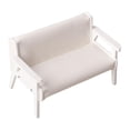 thumbnail image 4 of 1:12 Scale Miniature Sofa Simulation for Mini Room Micro Landscape Dollhouse White Big, 4 of 8