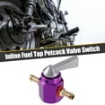 thumbnail image 2 of Unique Bargains Fuel Tap Petcock Valve Switch 6mm for Motorcycle Motorbike Quad Dirt Bike Go Kart Aluminum Alloy Purple, 2 of 6
