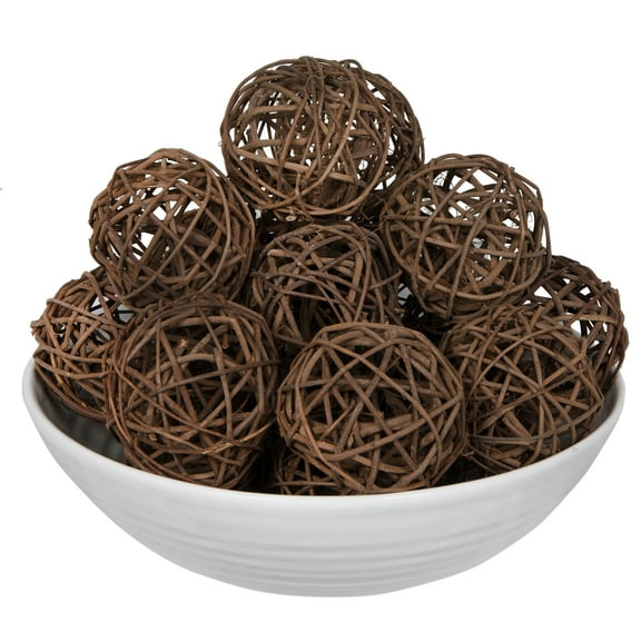 Vickerman Natural Botanicals 4" Lata Ball, Natural Brown. Includes 25 Pieces per Pack