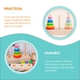 thumbnail image 5 of CIMAXIC Stacking Tower 1 Set Rainbow Stacking Tower Kids Wooden Stacker Useful Toddler Stacking Toy,9.06"X3.74"X1.57", 5 of 5
