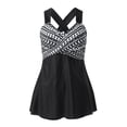 thumbnail image 3 of WILLBEST Traje de Baño con Faja Trajes de Baño de Dos Piezas para Mujer Top Tankini deportivo con Pantalones Cortos y Sujetador deportivo Traje de Baño, 3 of 5