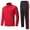 Red, variant on 2 Piece Men's Side Striped Tracksuit Sets Zip-up Stand Collar Jackets Relaxed Fit Pants Fall Running Workout Activewear M-5XL