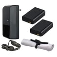 thumbnail image 1 of Samsung NX500 High Capacity 'Intelligent' Batteries (2 Units) + AC/DC Travel Charger + Nw Direct Microfiber Cleaning Cloth., 1 of 1