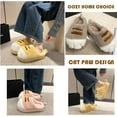 thumbnail image 5 of Cat Paw Slippers, 3D Cat Paw Cartoon Slipper for Women, Warm Fluffy Furry Winter House Cat Paw Slides for Indoor Outdoor, 5 of 8