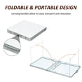 thumbnail image 3 of 47" Foldable Table with Adjustable Legs / Versatile for Home and Picnics, 3 of 4