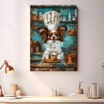 thumbnail image 4 of Funny Dog Kitchen Wall Art - Dining Room Wall Decor - Papillon Cooking Food Canvas Prints for Farmhouse Kitchen Decor, Modern Restaurant Painting Artwork, 4 of 6