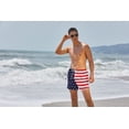 thumbnail image 4 of COOFANDY Men Bathing Suit Swimwear Square Leg Chubbies Sexy Elastic Board Short, 4 of 6