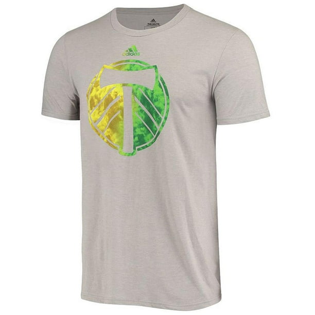 adidas Hombres Timbers Graphic T-Shirt, Gris, Mediano