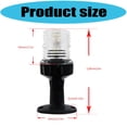 thumbnail image 7 of Marine Navigation Light 360 Degree Coverage LED Lamp 54x128mm White Suitable For Ships Boats Plastic Easy Installation, 7 of 7