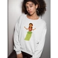 thumbnail image 2 of Hawaiian Girl Sweatshirt Women -SPIdeals Designs, Female Large, 2 of 4
