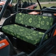 thumbnail image 2 of FKELYI St.Patrick's Day Clover Leaf Print Mule Bench Seat Cover 2 Pcs Set Dustproof UTV Seat Cover Compatible with Kawasaki Mule 600/610 Anti-Scratch Seats Protector Decor, 2 of 7