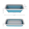 thumbnail image 2 of Cubo plegable Wakeman de 7,27 L para acampar y limpiar, color azul, 2 of 7