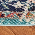 thumbnail image 4 of SAFAVIEH Madison Joandra Vintage Floral Area Rug, Black/Teal, 3' x 3' Round, 4 of 8