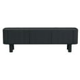 thumbnail image 3 of 21.65''H Contemporary Solid Wood TV Stand in Dark Oak, 3 of 8