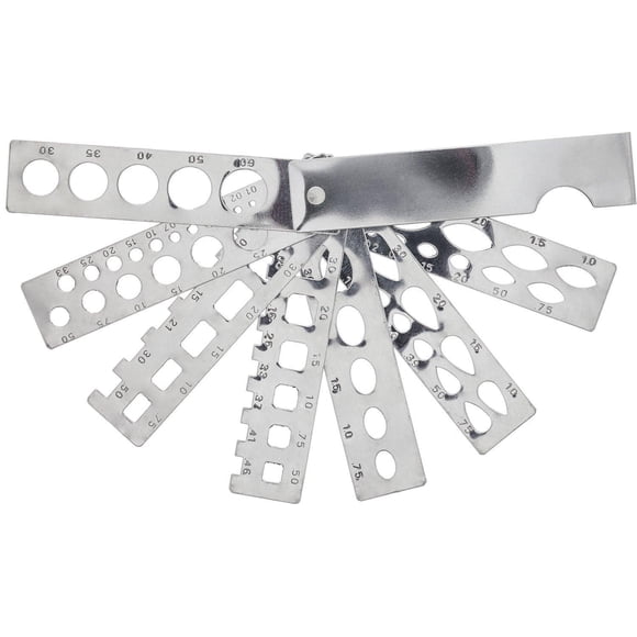 Gauge Gemstone Fan 7 Blades